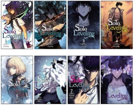 The Solo Leveling series (Volumes 1–8)